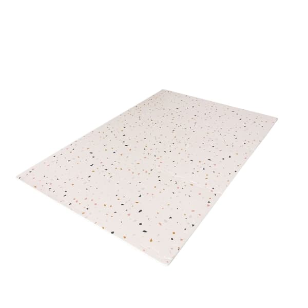 3 Sprouts Gulvpuslespill - Terrazzo / Lys rosa (IFRTPN)