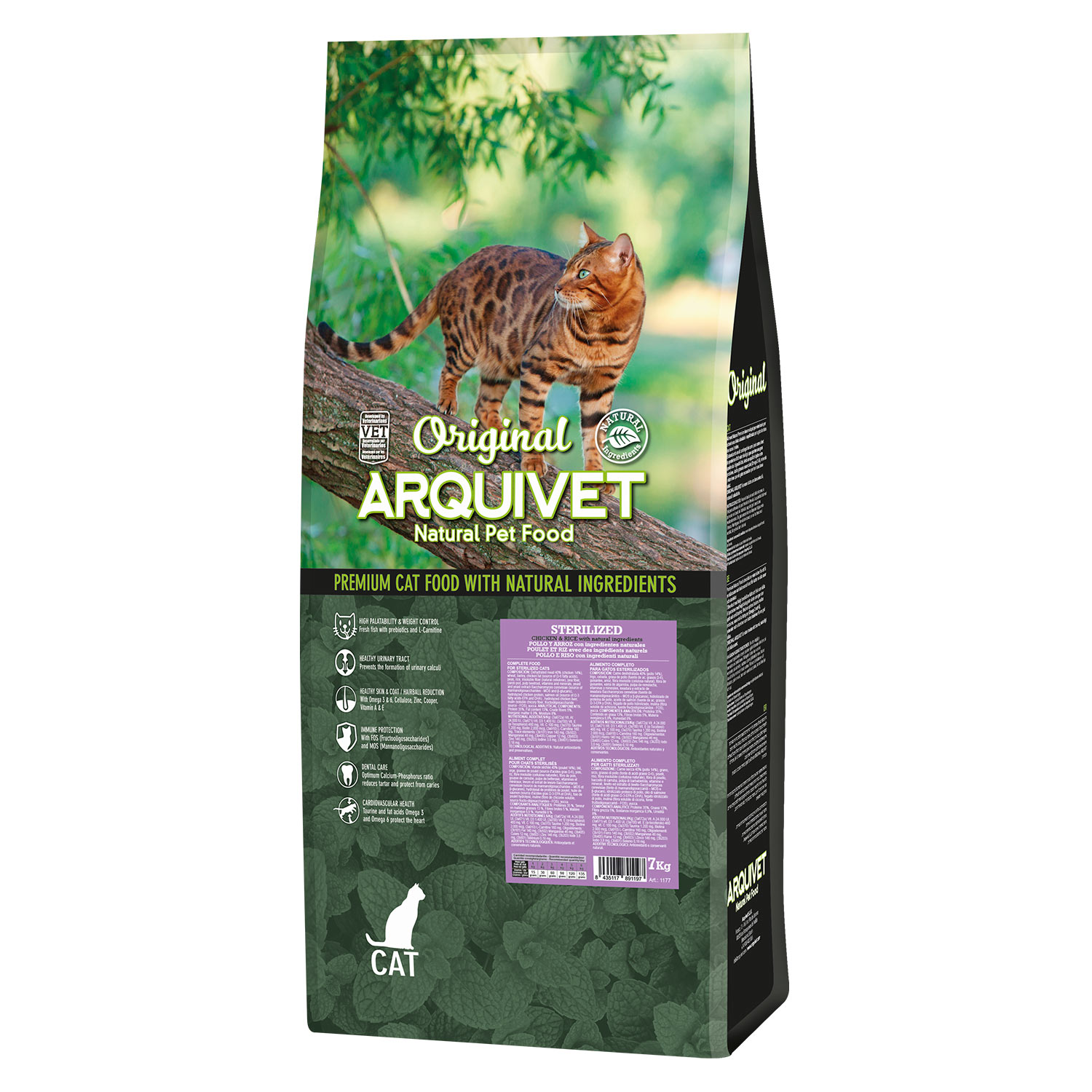 ARQUIVET CAT ORIGINAL Frango Esterilizado 1,5Kg