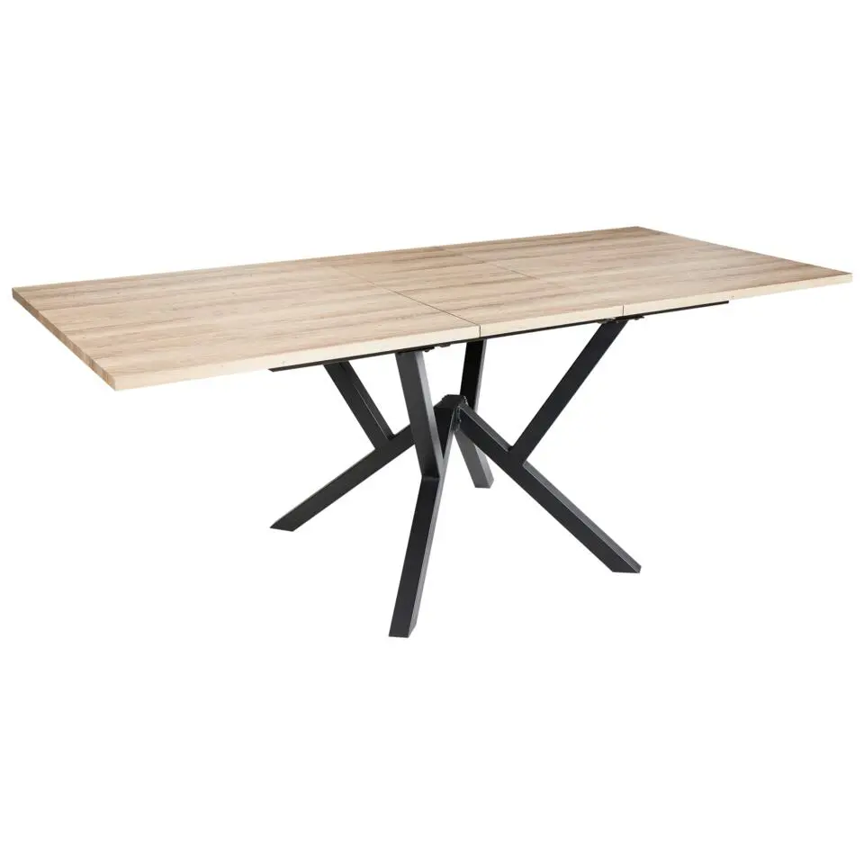 ANSELL - Uitschuifbare eettafel - Lichtbruin - MDF