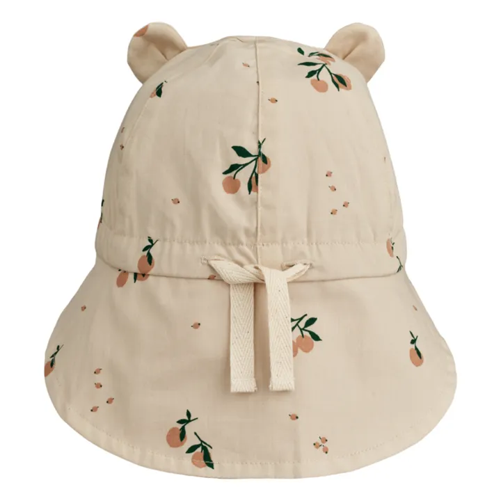 Liewood Chapeau Réversible Gorm Coton Bio Bébé | Rose pâle
