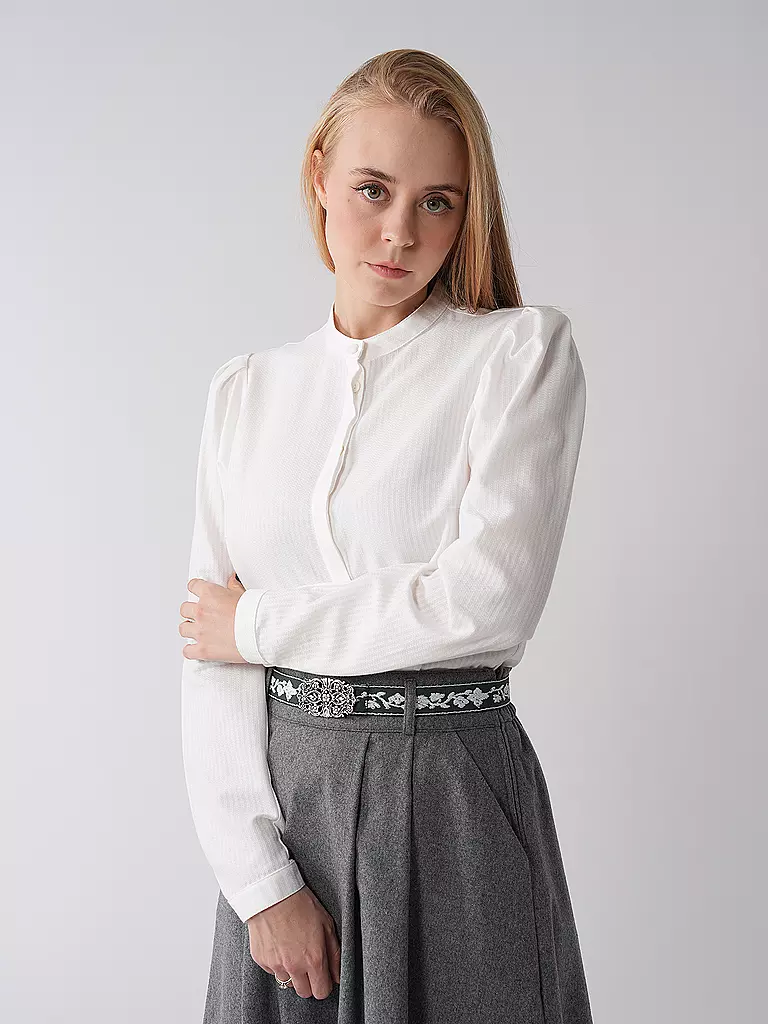 FELI & HANS Trachtenbluse BELUNA weiss