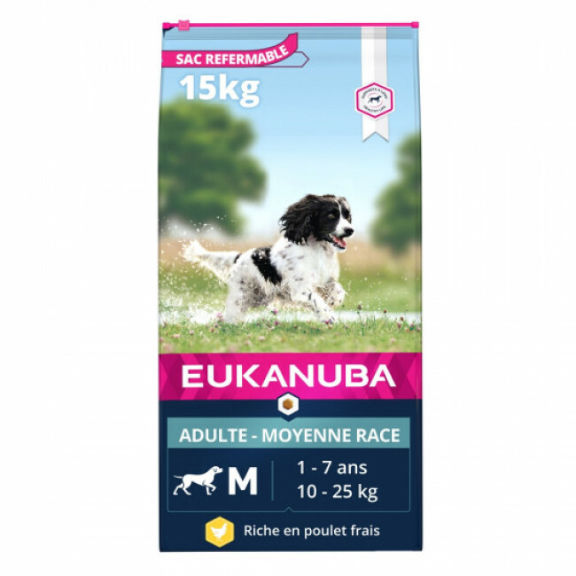 Croquettes Eukanuba Adulte Moyennes Races
