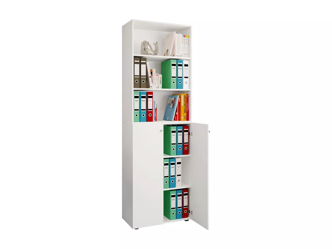 Armoire de bureau Armoire à dossiers Étagère Lona 6f