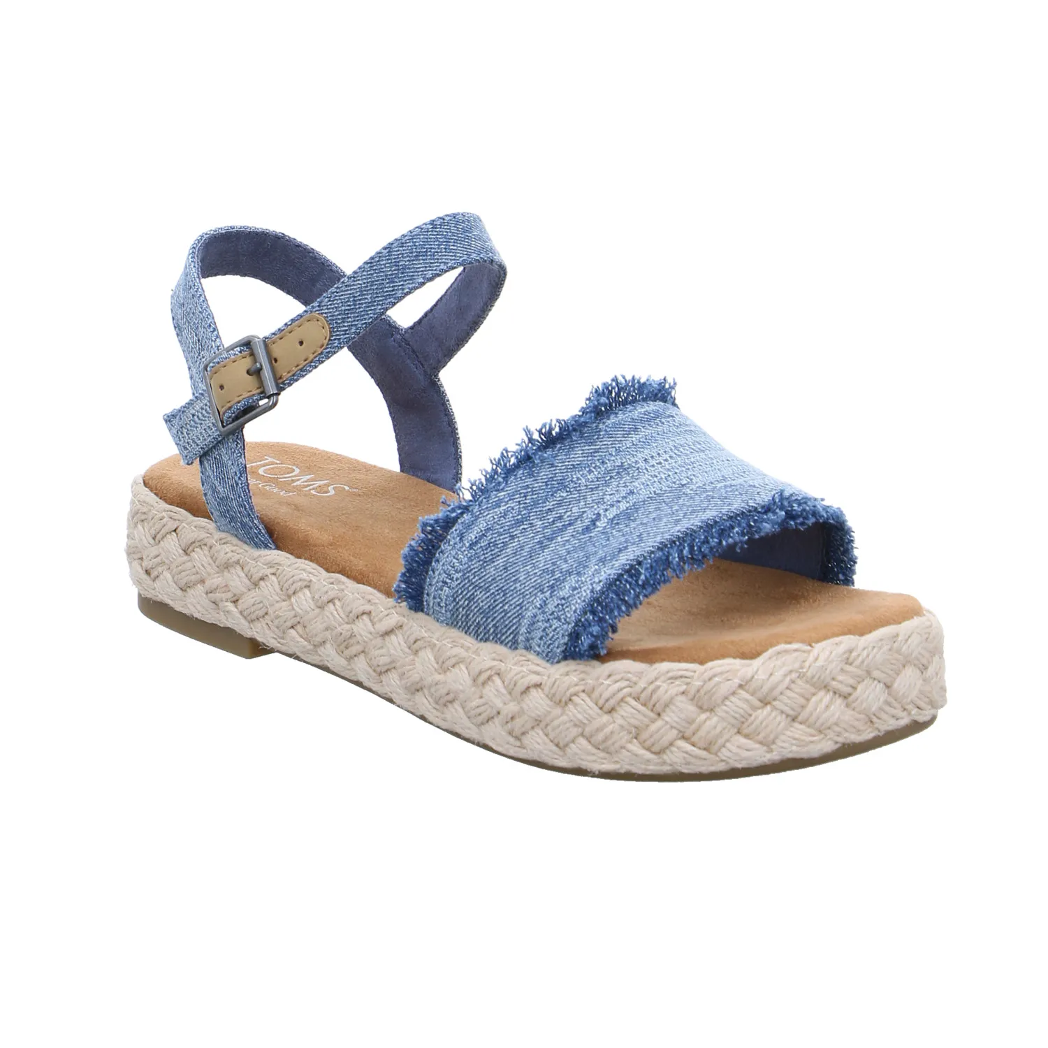 TOMS Sandalette Jeansblau Textil