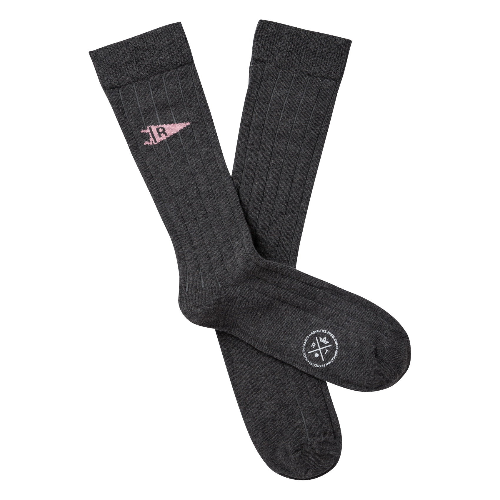 SIMON - Chaussettes en coton mélangé | Gris