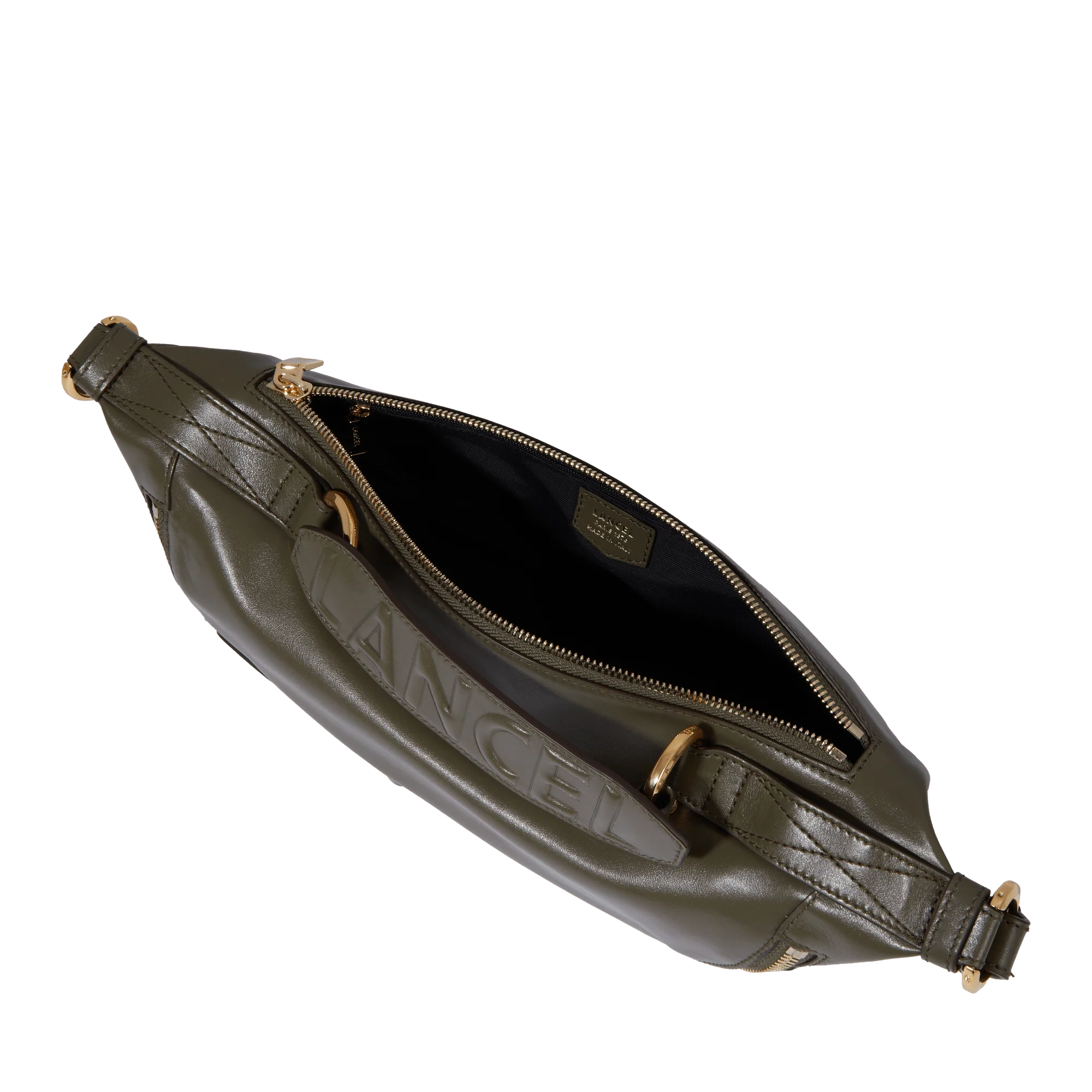 Sac porté croisé S Origami de Lancel-Kaki Fonce