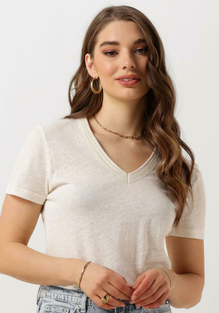 NUKUS zand nukus t-shirt secc top vneck