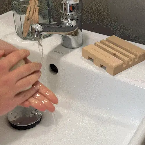 Porte-savon en érable massif