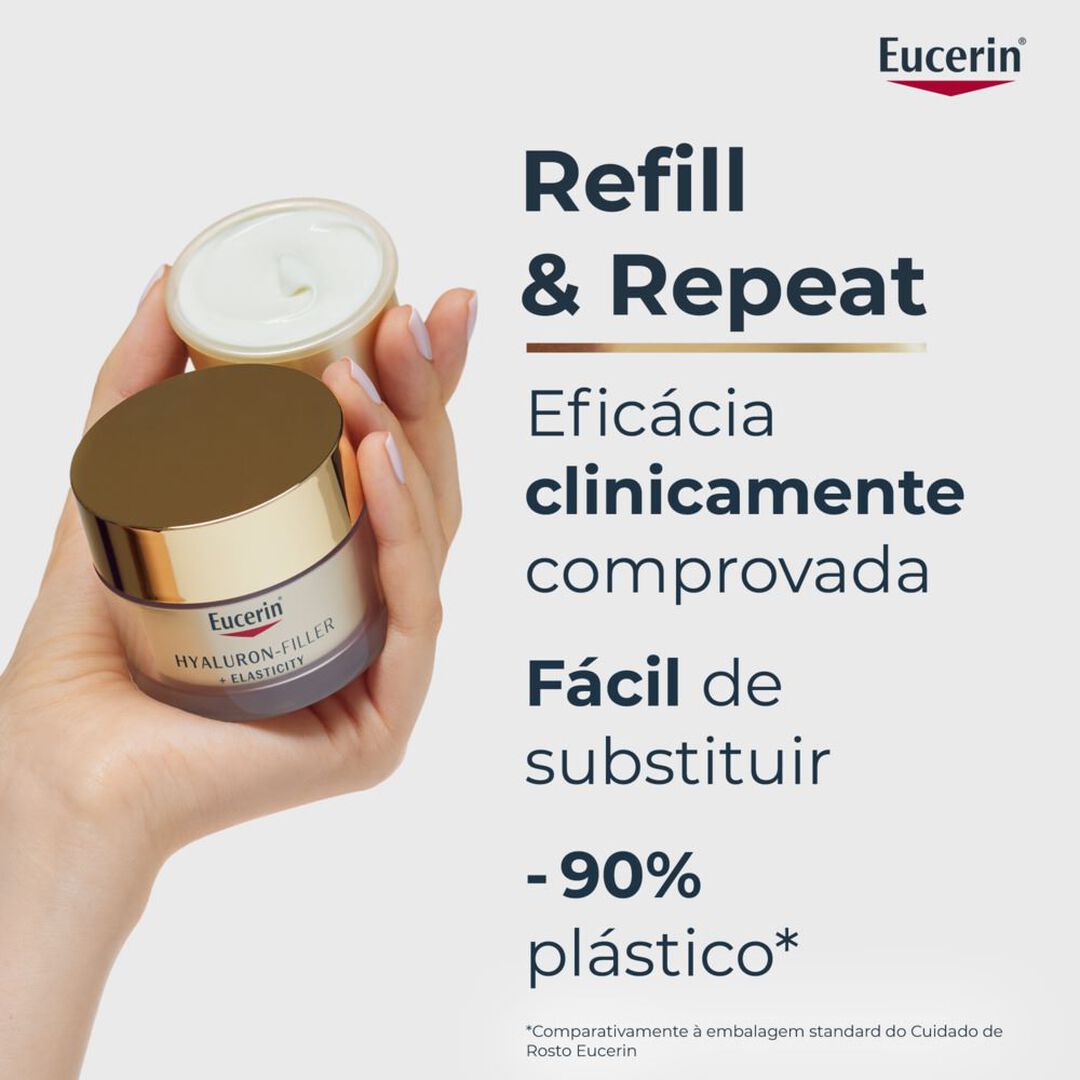 EUCERIN  Hyaluron-Filler + Elasticity Creme de Noite Recarga - 50ml
