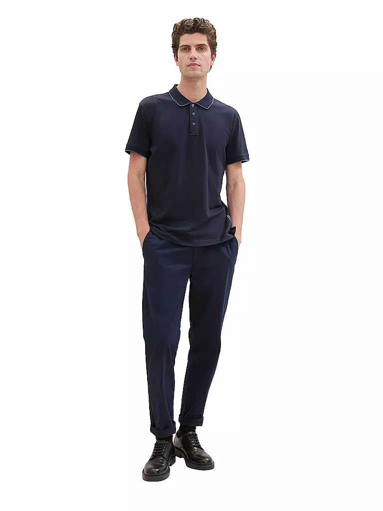 TOM TAILOR Poloshirt dunkelblau