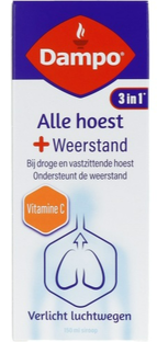 Dampo 3-in-1 Alle Hoest   Weerstand Siroop 150ML