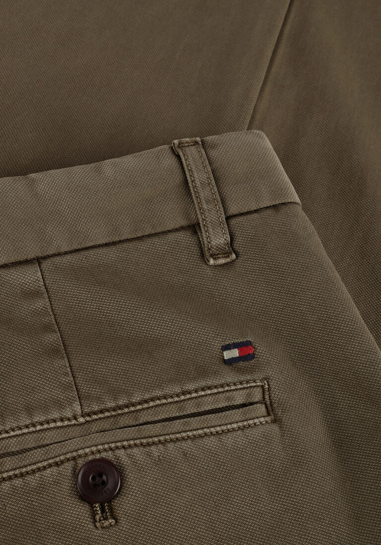 TOMMY HILFIGER groene tommy hilfiger chino bleecker chino structure