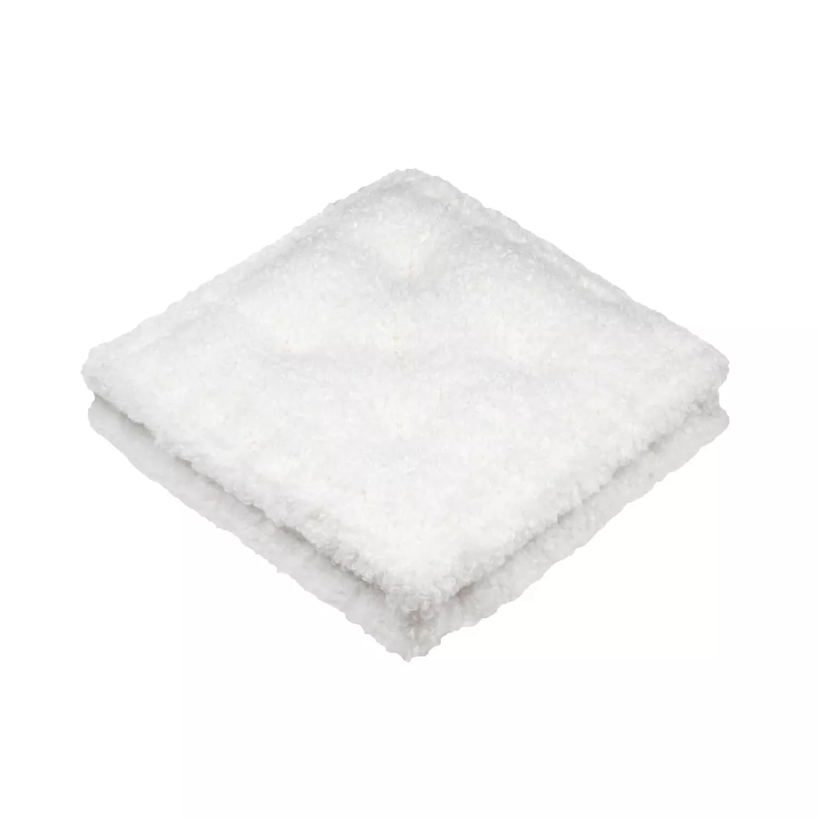 Coussin de sol carré bouclette (45 x 45 cm) Grignon Ecru