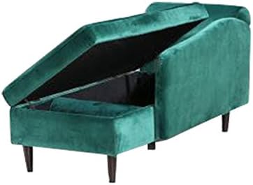 KAWOLA Polsterliege Bettsofa Recamiere Sarah Ottomane Bettkasten Recamiere mit Schlaffunktion (163 x 77 x 73)