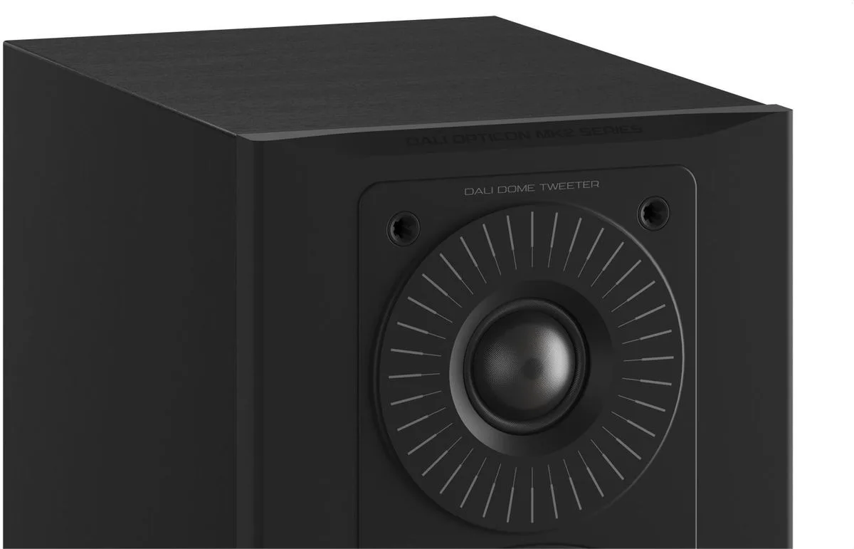 Dali Opticon 1 MKII Noir satin (la paire) Enceintes bibliothèque