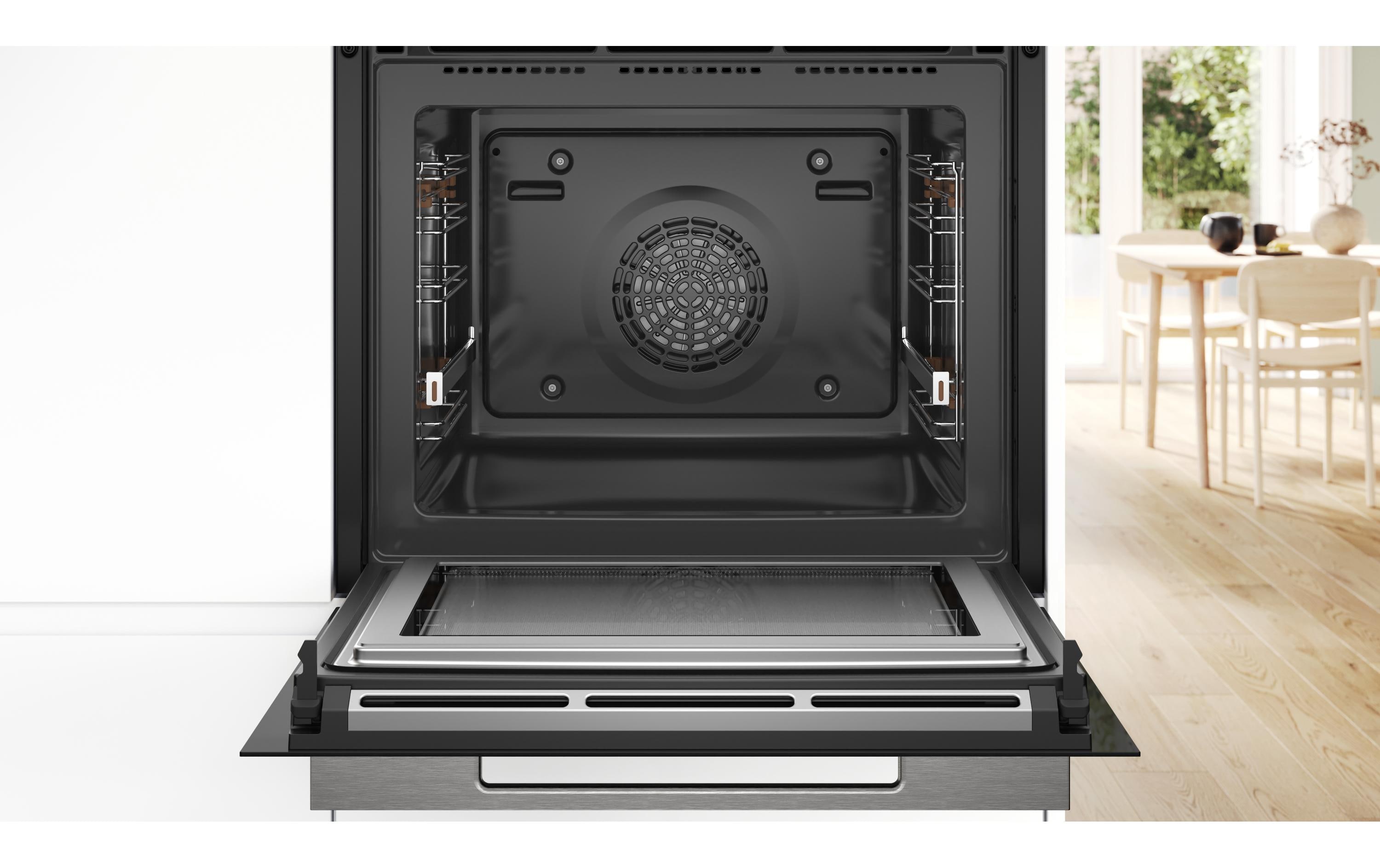 Einbaubackofen HMG778NB1 Schwarz<br>Einbaubackofen mit Mikrowellenfunktion