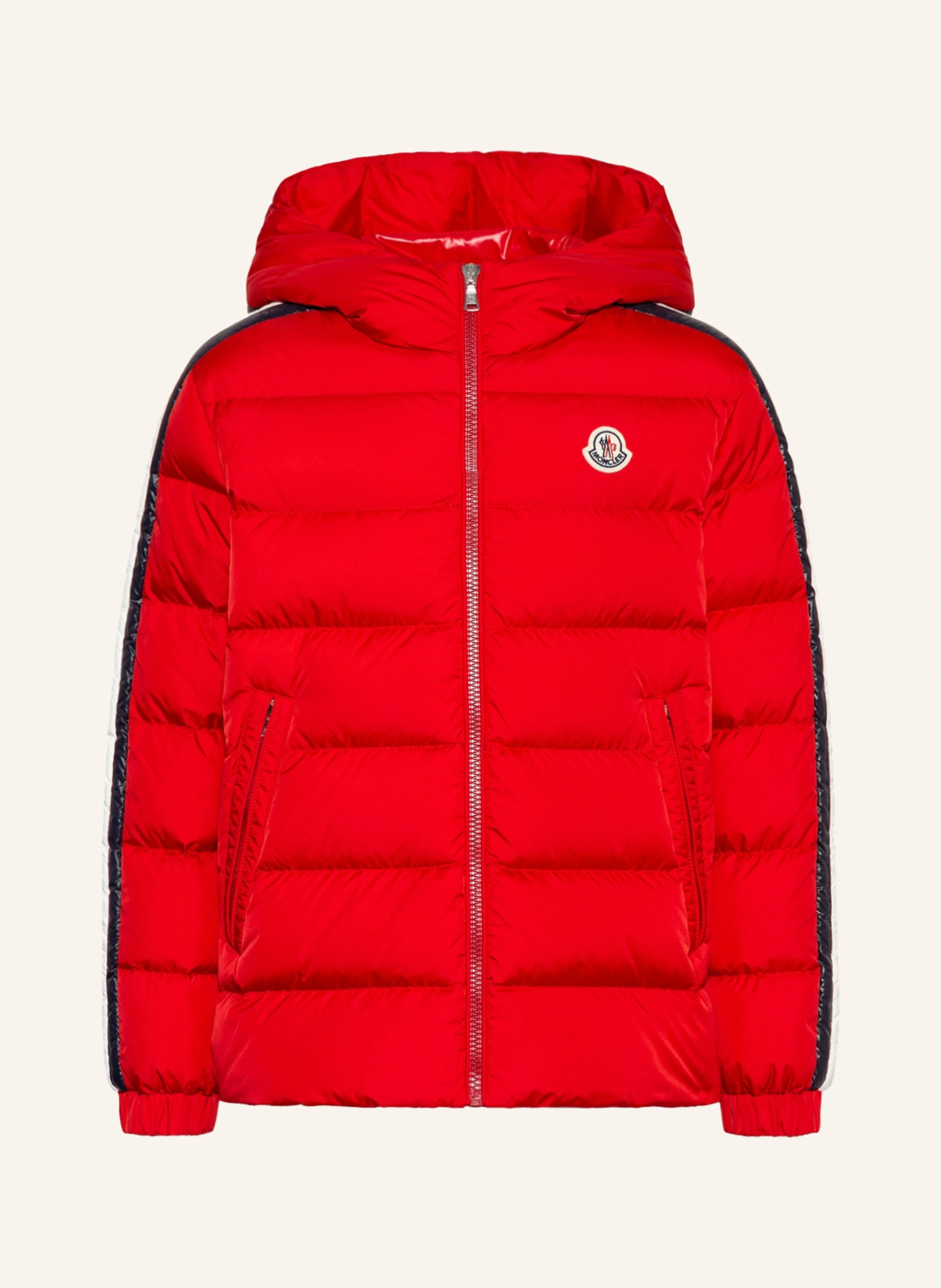 MONCLER enfant Daunenjacke CHRALE mit Galonstreifen