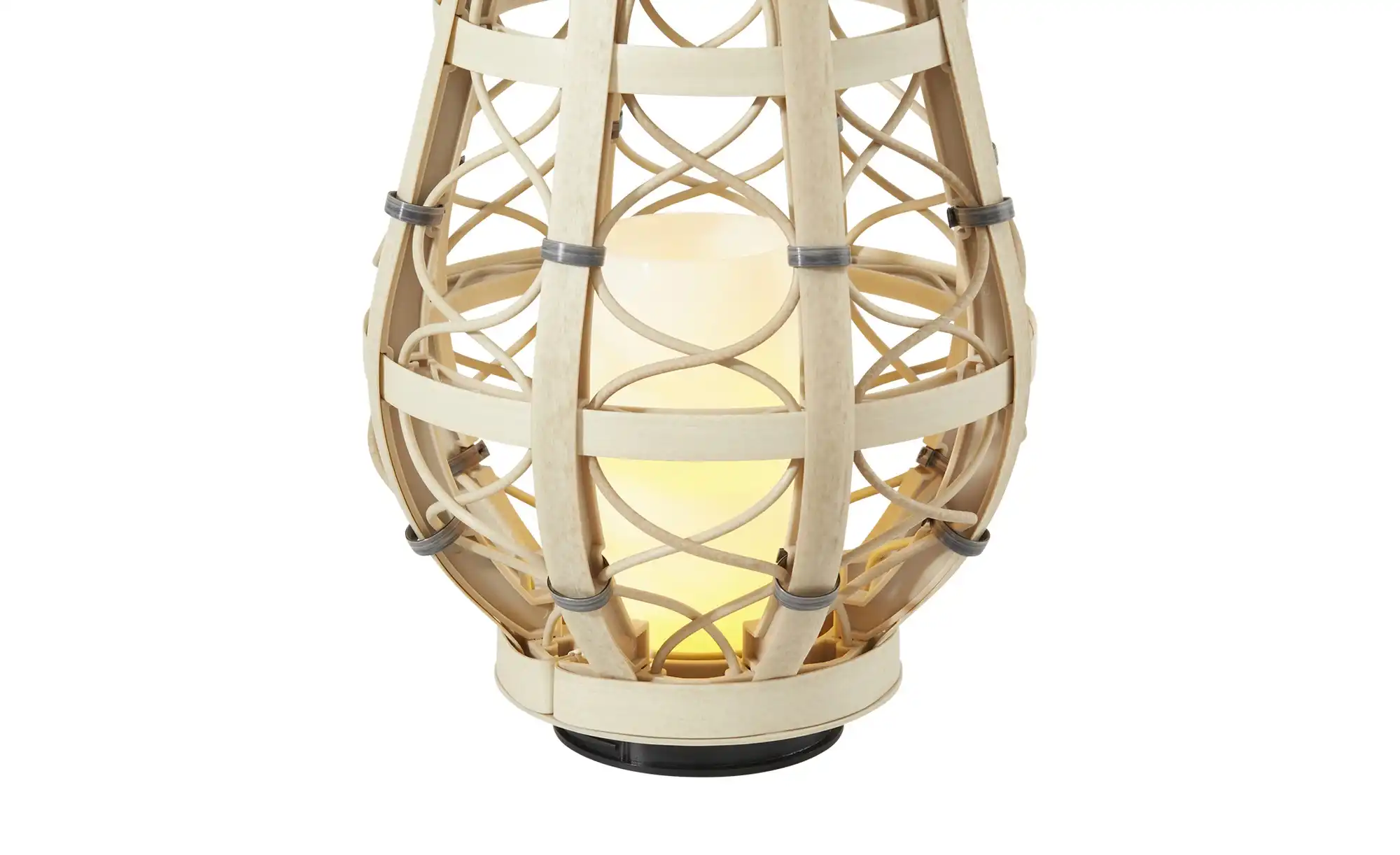 Trio Solar-Aussen-Tischleuchte, beige `klein´