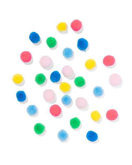 30 pompons Ø1.5cm