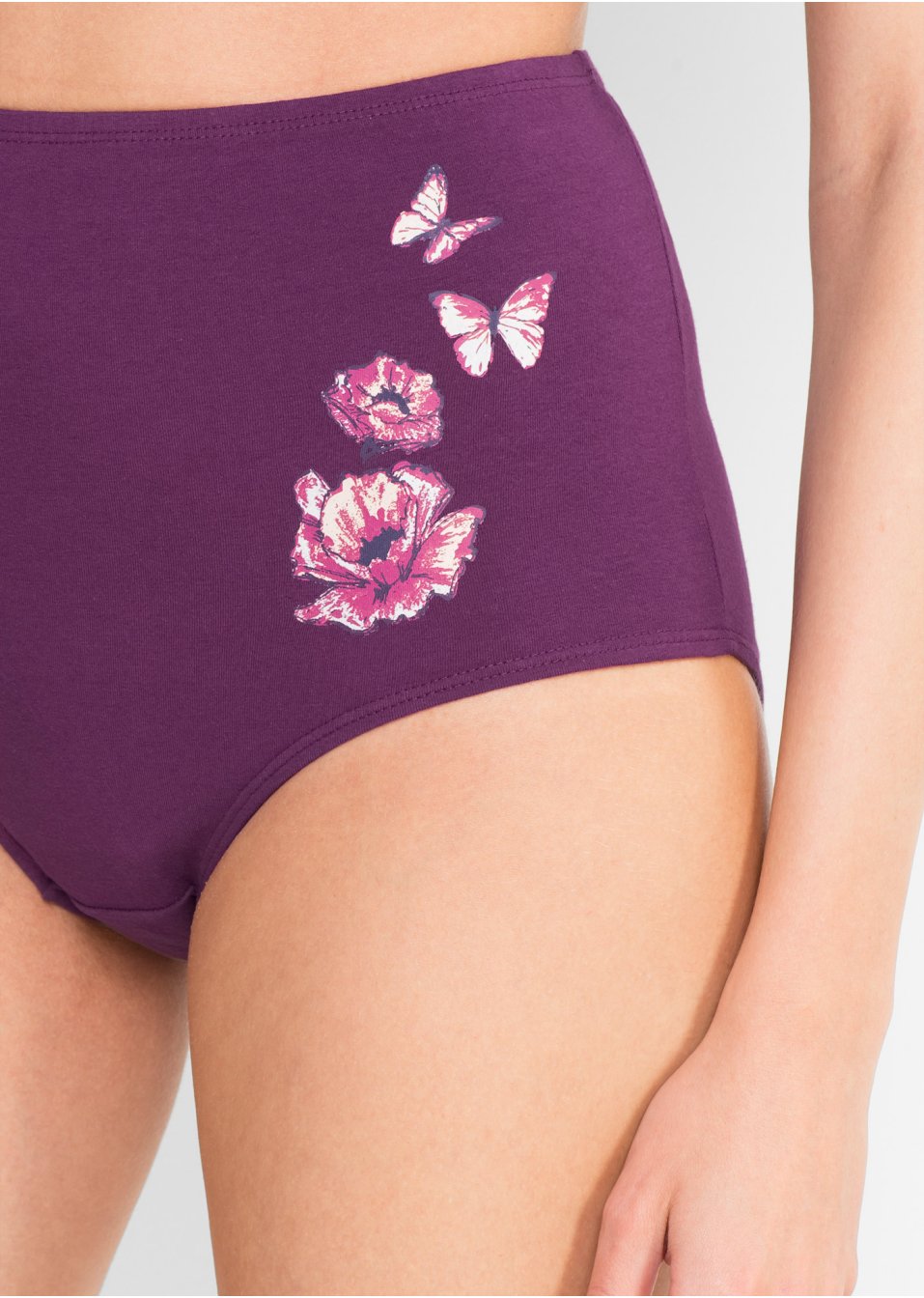 Lot de 5 slips taille haute