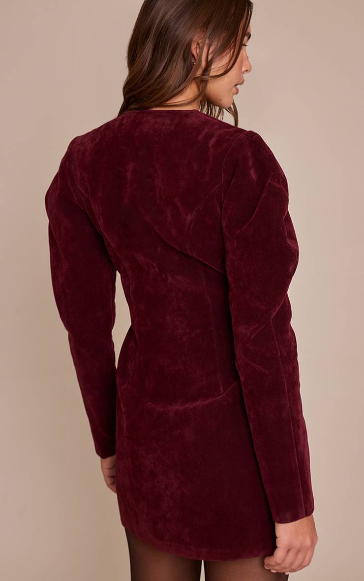 Prune Robe Blazer Zippée En Synthétique