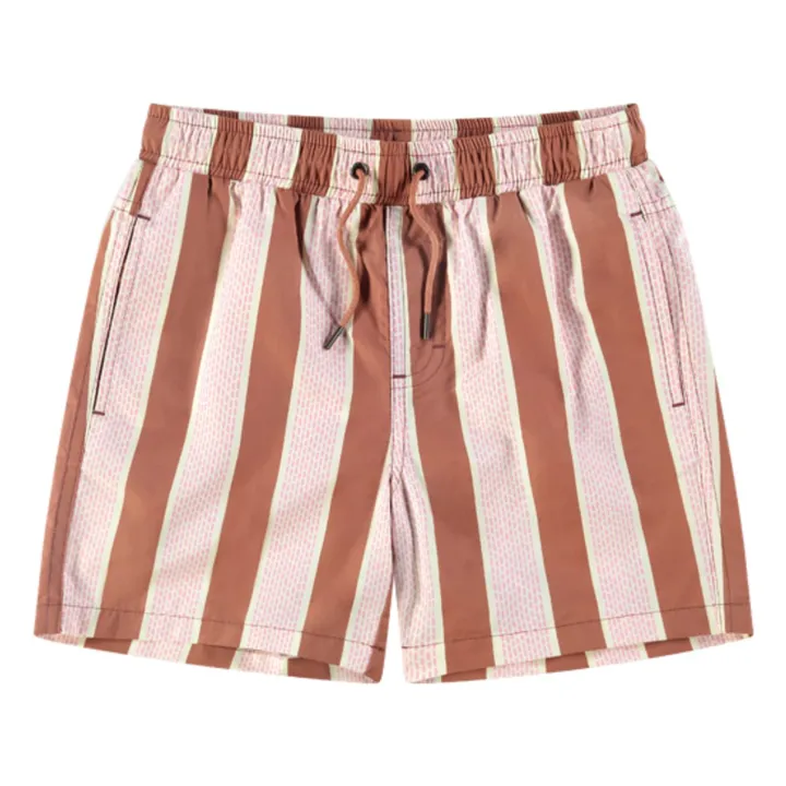 Beachlife Short de bain Rayures | Rose