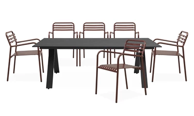 Cunio Havebord 210 x 100 x 75 cm