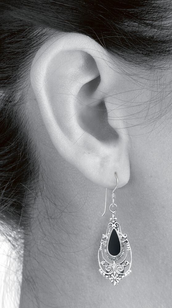 Romantique Noir | etNox Boucles d'oreilles