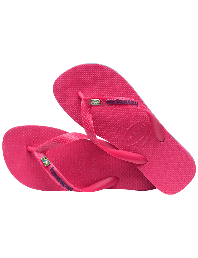 Brazil Layers Electric Pink Flip-Flops