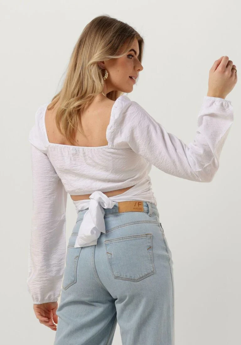 ENVII witte envii blouse ennut ls tie top