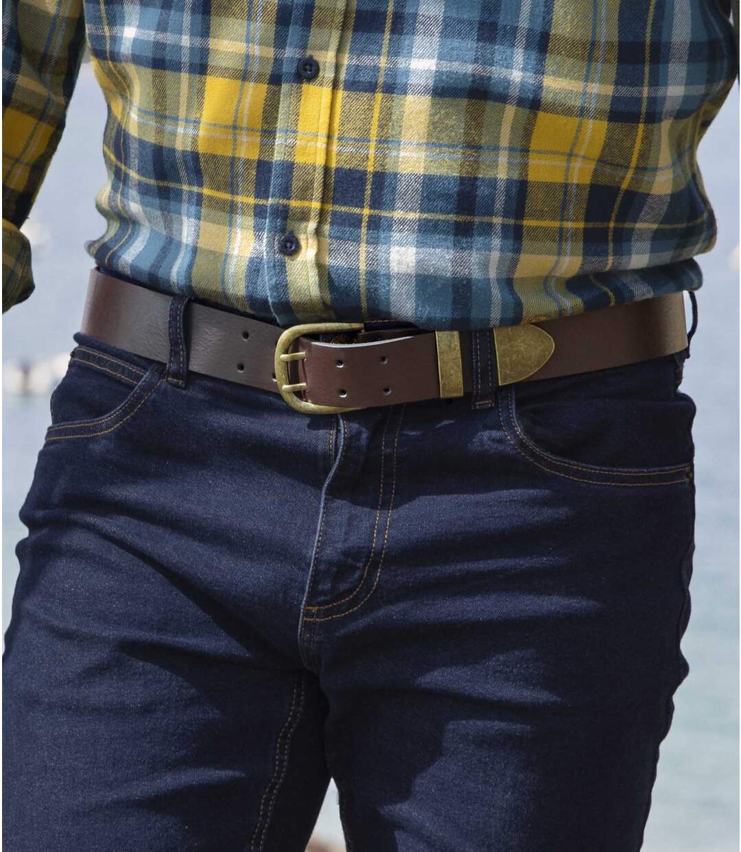 Ceinture en Croûte de Cuir