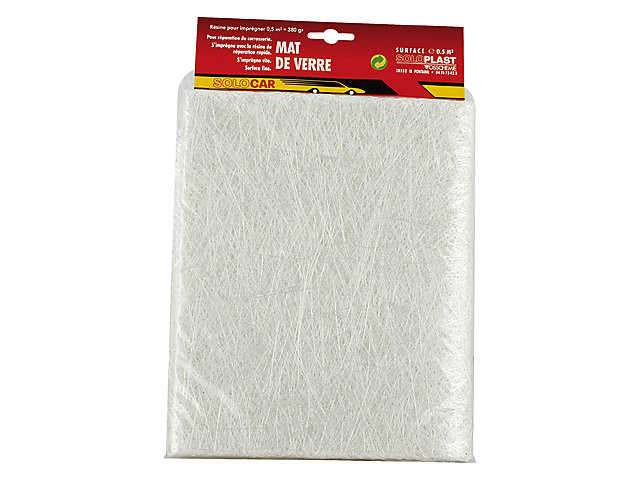 Mat de verre 300g/m² pour une surface de 0,5 m²