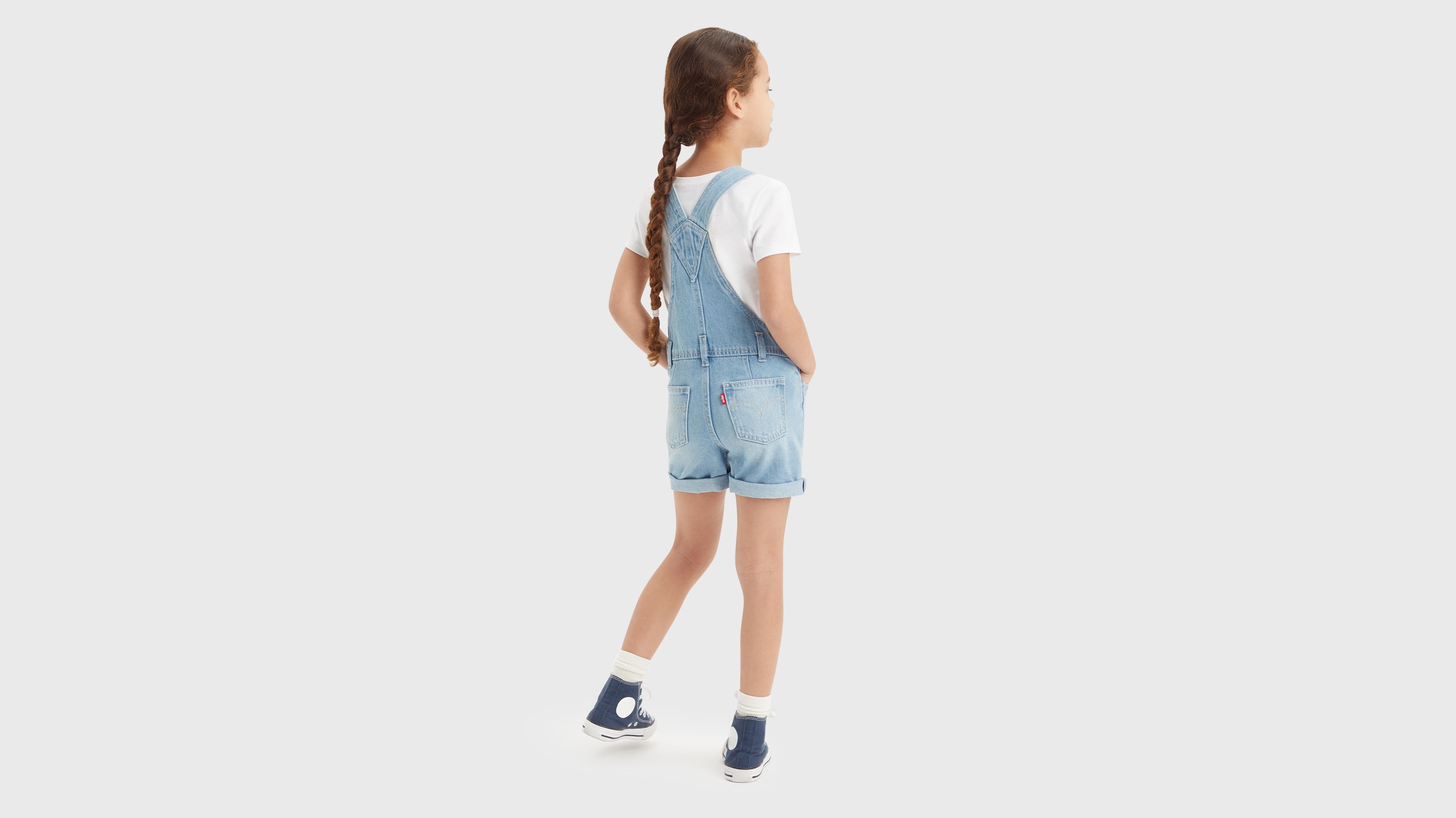 Enfant salopette short classique - Clear Skies - Bleu