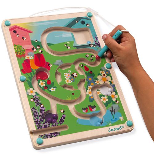 Janod magnetisch doolhof bijenkorf