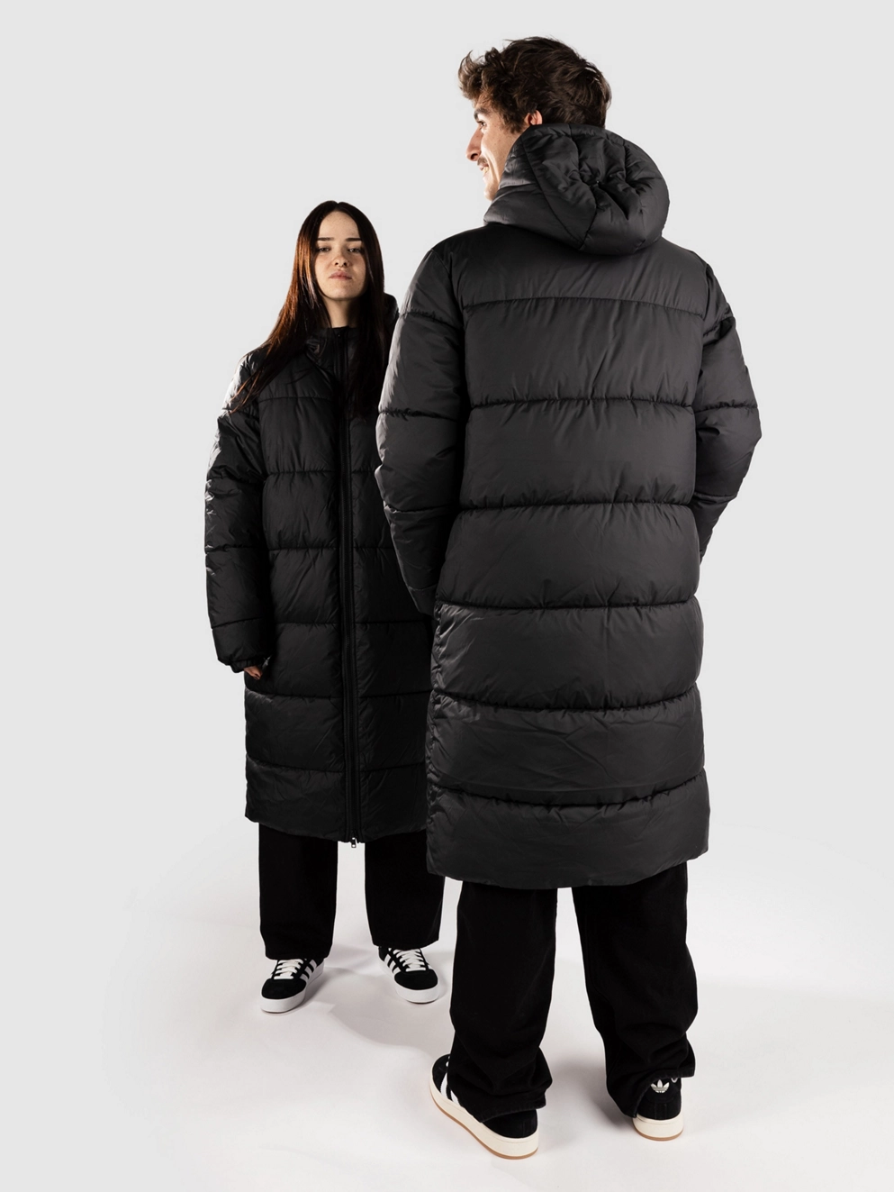 Urban Classics Long Puffer Coat black