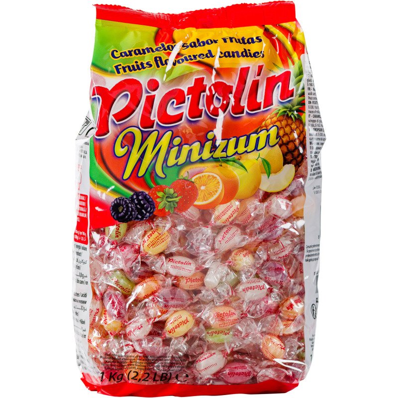 Bonbons acidulés Pictolin minizum - Sachet de 1 kg