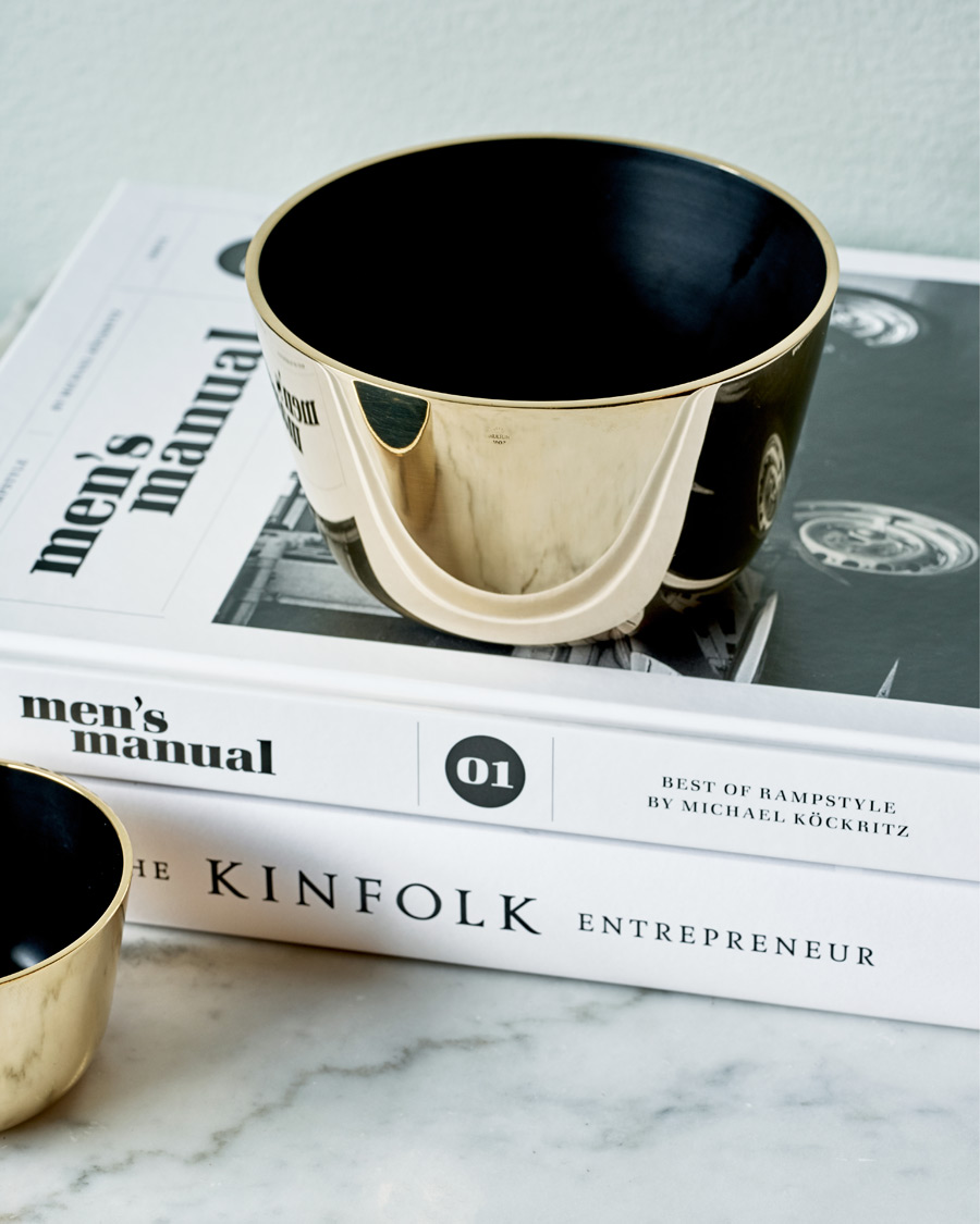 Skultuna Kolte Bowl Large Brass/Black