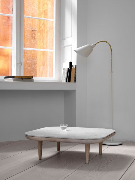 &tradition Bellevue vloerlamp Black & Brass