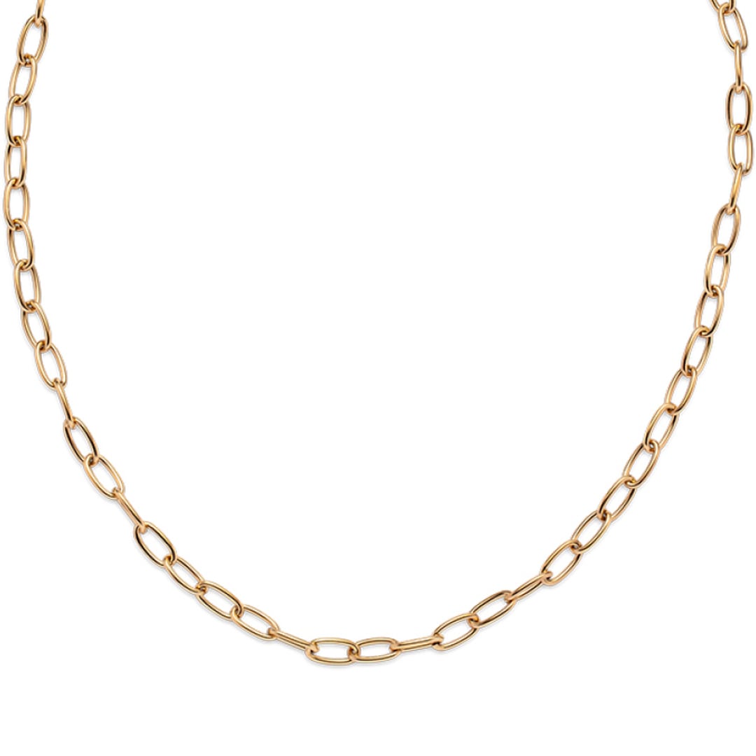 Paul Hewitt Charm-Halskette Anchor Link Marinium Ocean Steel Goldig