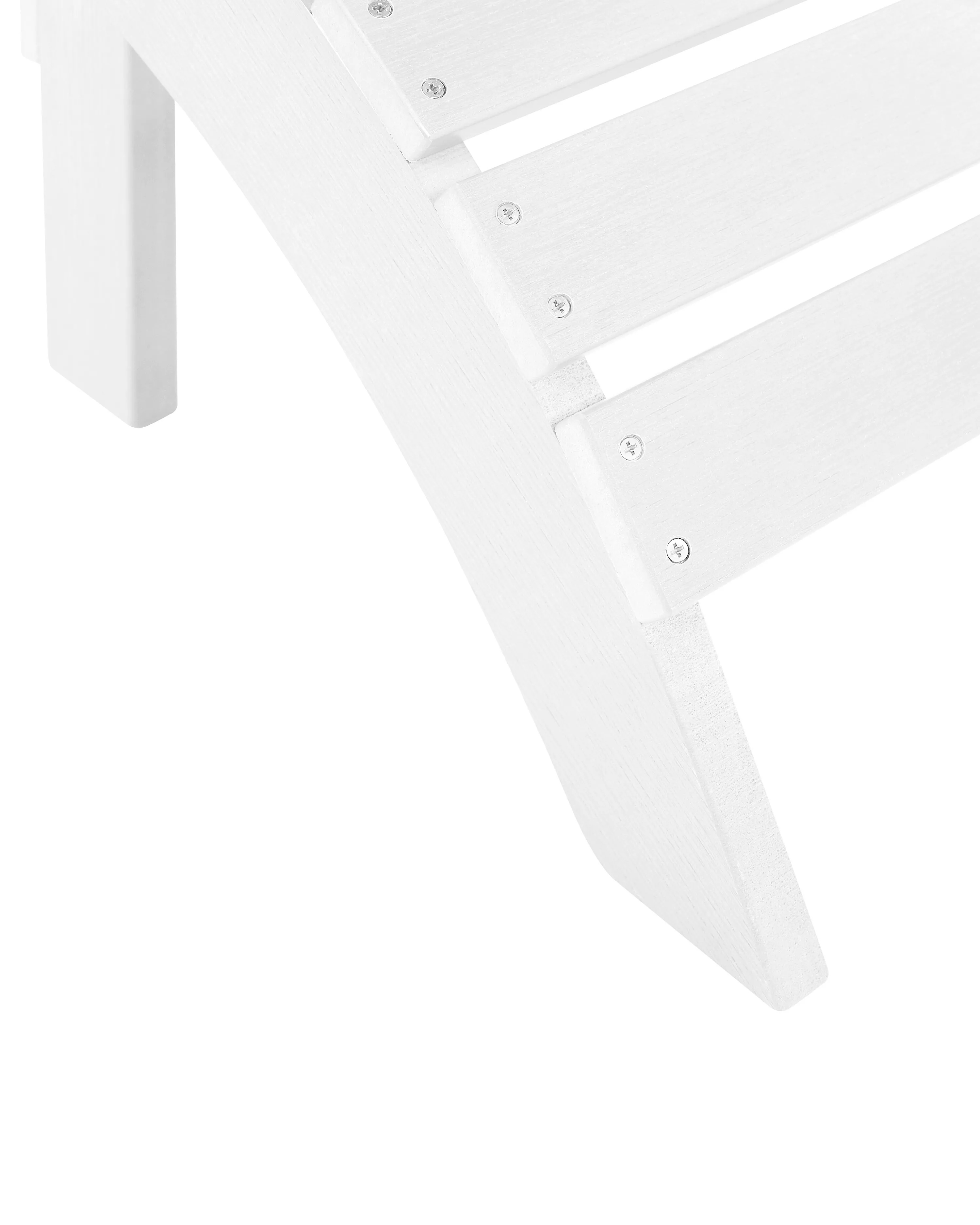 Tuinstoel ADIRONDACK met voetenbank Wit