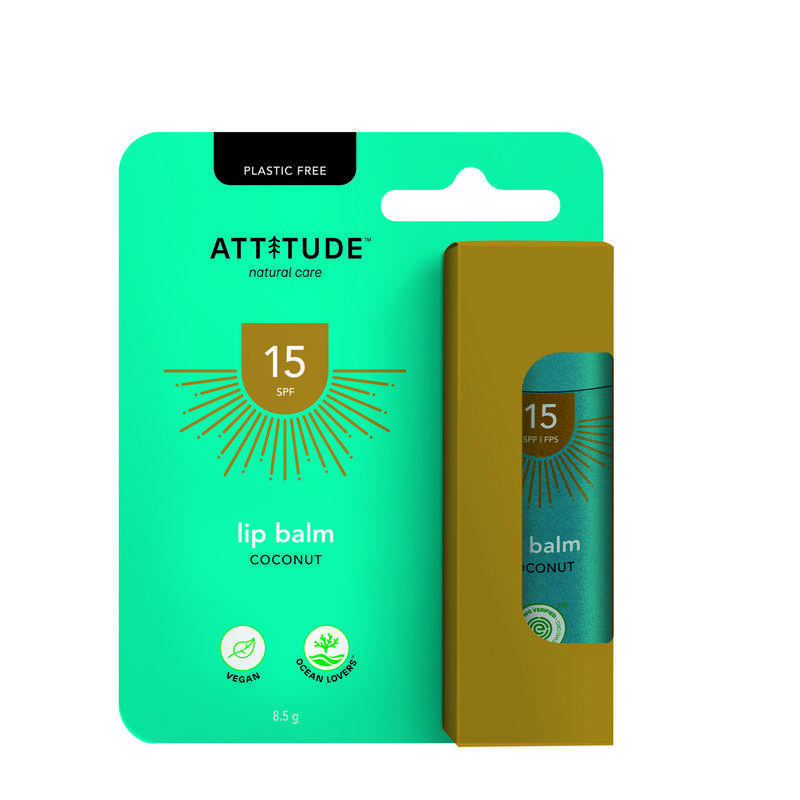 Attitude Sun lipbalsm f15 koko 1 stuk