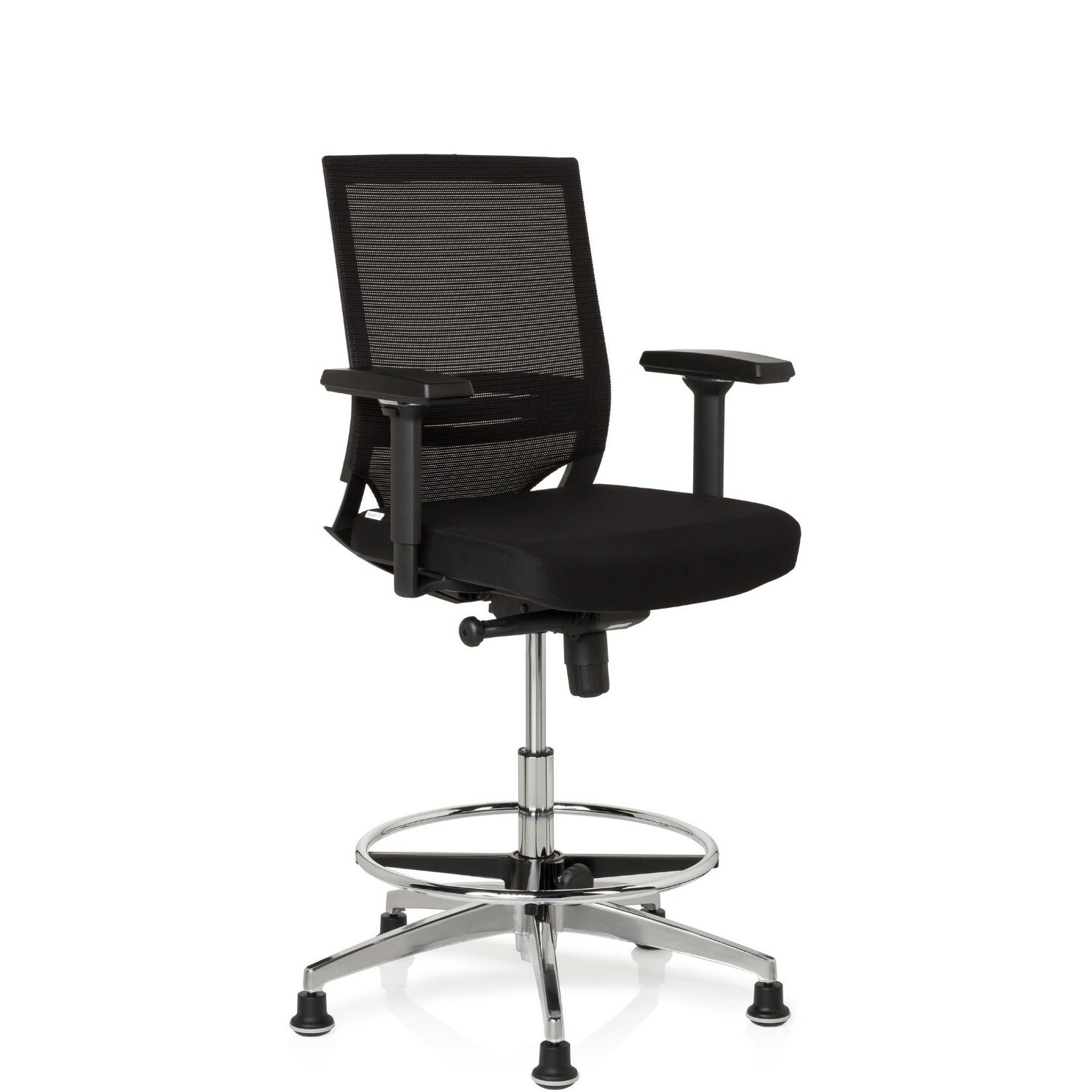 Counterstuhl TOP WORK 77 Stoff mit Armlehnen (höhenverstellbar) hjh OFFICE