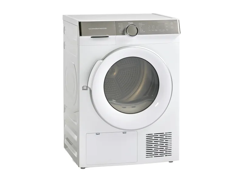 Scandomestic TDH8WA3 - Tørremaskine - Niche - bredde: 60 cm - dybde: 63 cm - højde: 86 cm - frontbetjening - hvid