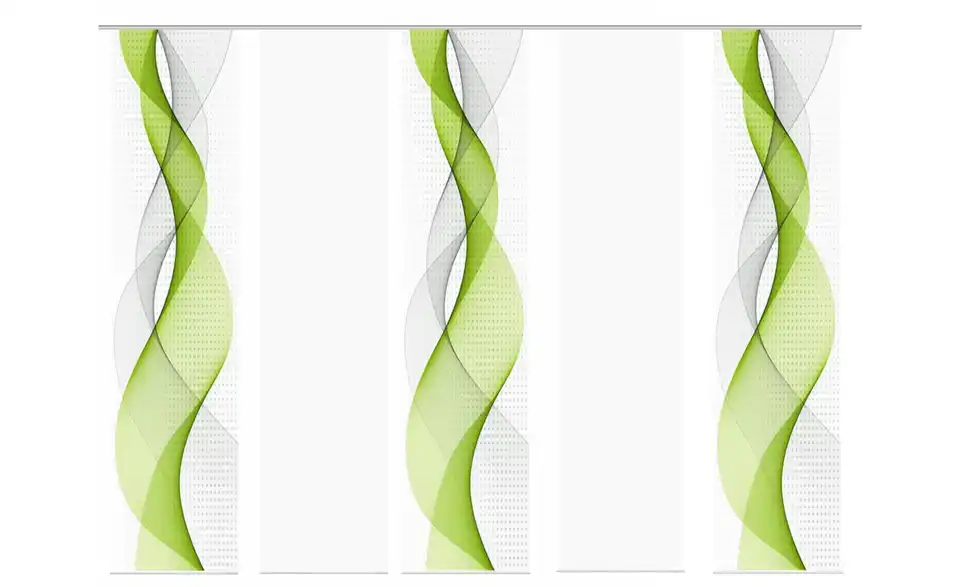 Schiebevorhang Set 5tlg. 5er-Set