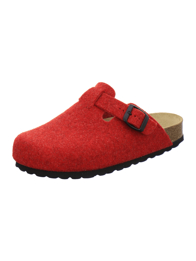 Filz Hausschuhe Damen rot