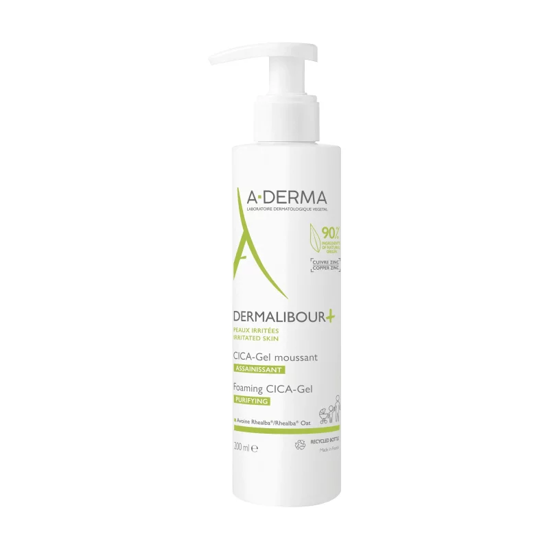Dermalibour+ - Cica-Gel moussant assainissant - 200ml