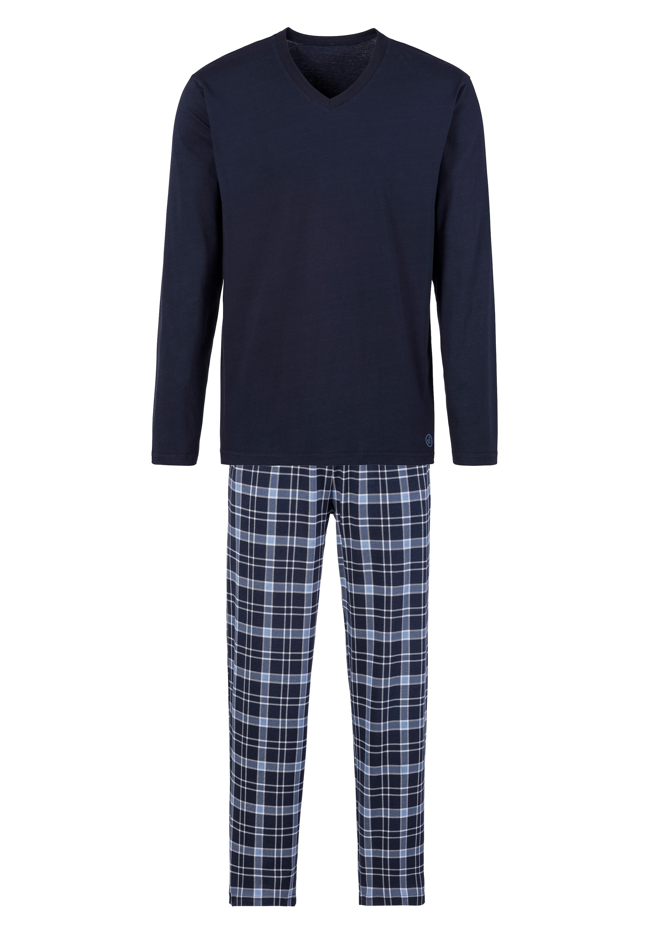 s.Oliver Pyjama 1 Stück, 2 Stk. tlg., mit Karo-Hose