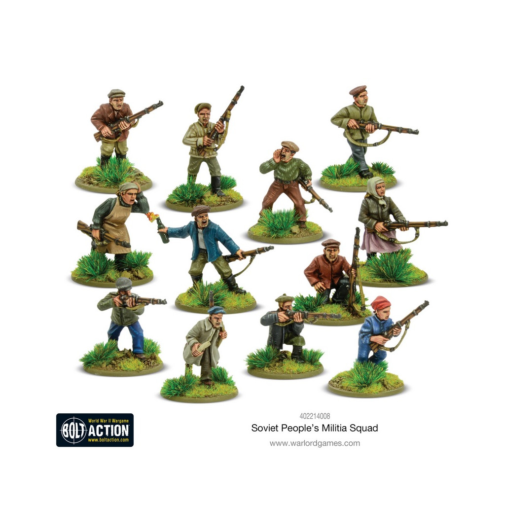 Bolt Action - Soviet Peoples Militia Squad