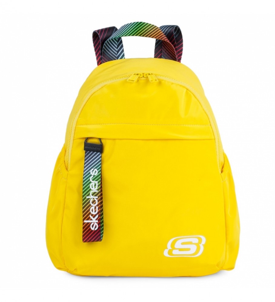 Mochila pequena Skechers S895 amarela - 32 x 23 x 12 cm -