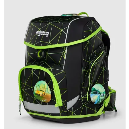 ergobag CUBO Schulrucksack-Set CyBär Race, 5-teilig